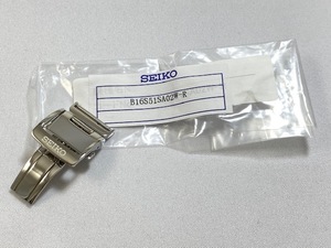 B16S51SA02W-R SEIKO セイコー 純正Dバックル 18mm 三つ折れプッシュ式 SARY075/4R35-01T0他用 ネコポス送料無料