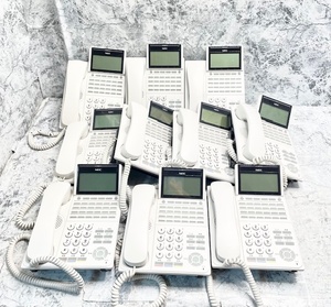 T3086 NEC DT500 Series ビジネスフォン DTK-24D-1D(WH)TEL 24ボタンデジタル多機能電話機 10台セット