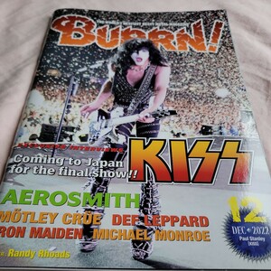 BURRN! 2022年12月号 KISS、AEROSMITH、MOTLEY CRUE、DEF LEPPARD 他