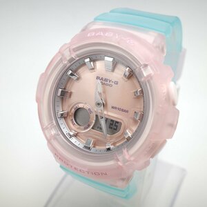 1155〇/CASIO 腕時計 BABY-G BGA-280-4A3JF 耐衝撃構造 スーパーイルミネーター 10気圧防水 レディース グリーン【1124】