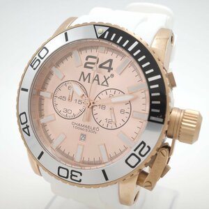 1256〇/MAX XL WATCHES 腕時計 2013 SPECIAL EDITION 5-MAX 568 ベルト/カバー 交換可能 (白・黒・茶) 10気圧防水 メンズ【1124】