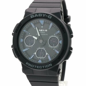 1397♭CASIO 腕時計 BABY-G BGA-2500-1AJF ソーラー電波 耐衝撃性 10気圧防水 ワールドタイム ネオンイルミネーター ブラック【0104】