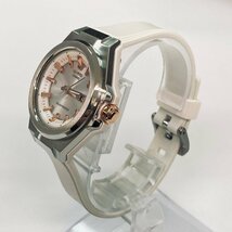 1450♭CASIO カシオ 腕時計 ベビージー MSG-S500-7AJF G-MS ソーラー 10気圧防水 レディース シルバー【0104】_画像3