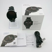 1492# TicWatch E3 Wear OS by Google スマートウォッチ Snapdragon Wear 4100 P1034000400A 充電式 デイデイト IP68防水 メンズ 【0104】_画像6