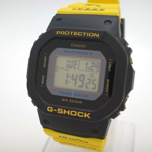 1538〇/CASIO 腕時計 G-SHOCK Love Sea and The Earth アイサーチ・ジャパン コラボモデル GMD-W5600K-9JR レディース イエロー【0122】