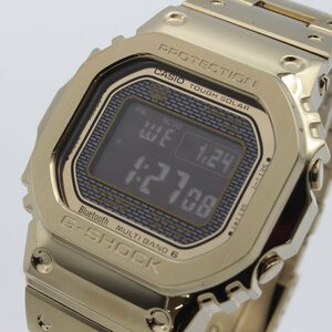 1572▲ CASIO 腕時計 G-SHOCK GMW-B5000GD-9JF 20気圧防水 耐衝撃性 日本製 電波 ソーラー モバイルリンク メンズ ゴールド【0122】