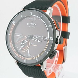 1564# シチズン/CITIZEN 腕時計 エコ・ドライブ 光発電スマートウォッチ Riiiver BZ7015-03E 5気圧防水 メンズ ブラック 【0122】