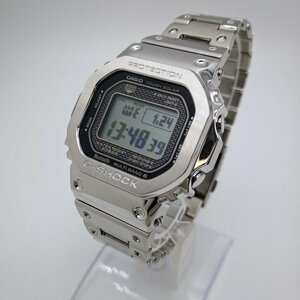 1521★CASIO/カシオ 腕時計 G-SHOCK GMW-B5000D-1JF ソーラー 20気圧防水 Bluetooth ワールドタイム タイマー メンズ シルバー【0122】