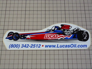 LUCAS OIL PRODUCTS ステッカー (203×63mm) ルーカス オイル