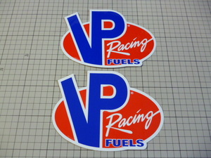 VP Racing FUELS ステッカー 2枚 (178×130mm) VP レーシング フューエル