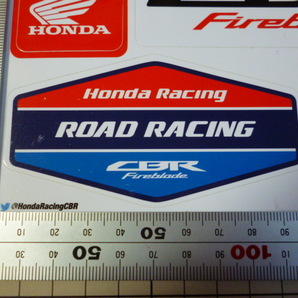 正規品 CBR Fireblade Honda Racing ステッカー (1シート) ホンダ レーシング CBR ファイヤーブレードの画像2