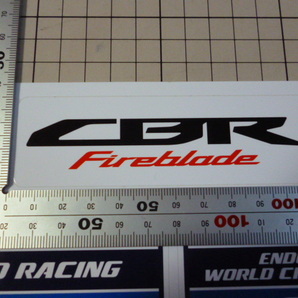 正規品 CBR Fireblade Honda Racing ステッカー (1シート) ホンダ レーシング CBR ファイヤーブレードの画像4