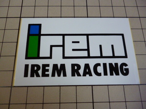 正規品 IREM RACING ステッカー (79×49mm) アイレム レーシング