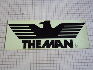 正規品 THEMAN ステッカー (312×121mm) 山田辰 THE MAN