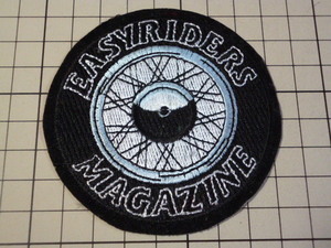 EASYRIDERS MAGAZINE ワッペン 未使用 (刺繍/81mm) イージーライダース マガジン