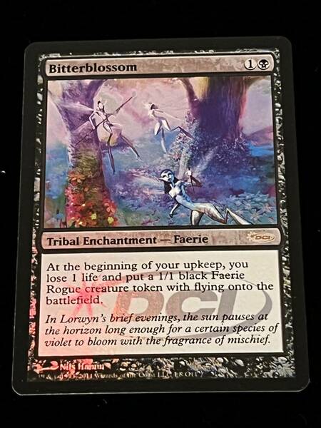 苦花(Bitterblossom) ジャッジ褒賞 DCI Foil 【送料込み】