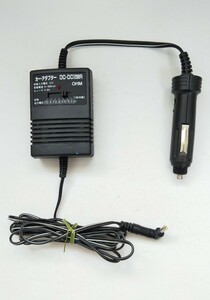 「即決」OHM オーム電機 カーアダプター DC-DC1208R1.5V～12V 7段階電圧出力 作動確認済み 1.5 V3 V4.5 V6 V7.5 V9 V12 V「送料230円」