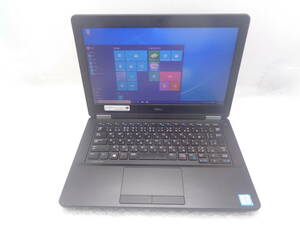 i3第6世代 DELL Latitude E5270/i3-6100U 2.3Ghz/8GB/500GB/カメラ/無線/BLUETOOTH/12.5インチ/Windows10 中古動作品(F565)