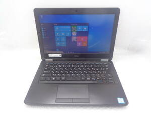 i3第6世代 DELL Latitude E5270/i3-6100U 2.3Ghz/8GB/500GB/カメラ/無線/BLUETOOTH/12.5インチ/Windows10 中古動作品(F576)