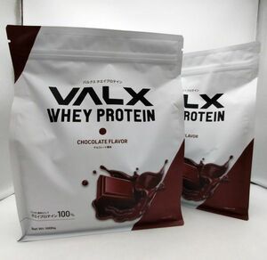 ②★新品 VALX バルクス ホエイプロテイン チョコレート風味 1000g×2袋 同不 80★