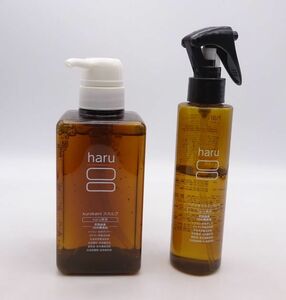 N★haru 黒髪スカルププロ シャンプー 400ml ヘアミネラルエッセンス 150mlセット★