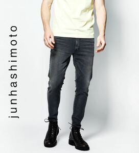 junhashimoto ジュンハシモト 2022 S/S D02 CARROT FIT DENIM 3 スキニー デニム ジョグデニム パンツ