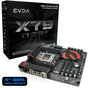 【中古・動作確認品】EVGA X79 DARK E-ATX マザーボード + 空きCPU(XEON E5-2609)【珍しいモデル】【美品】