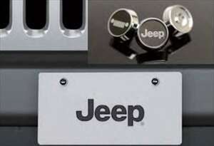 ラングラー ロゴ入りナンバーロックボルト Jeep純正部品 JL36S JL20L パーツ オプション