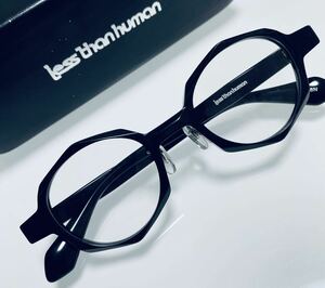 ◆ レスザンヒューマン お洒落 メガネ　日本製　明鏡止水　ブラック　5188