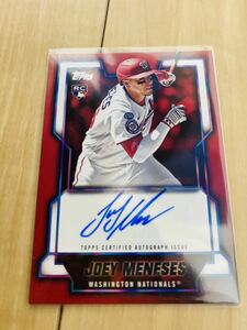 topps japan edition JOEY MENESES ジョーイメネセス 直筆サイン　autograph