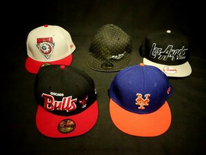 ★NEW ERA 59FIFTY CAP 5個（シカゴブルズ ニューヨーク・ヤンキース 等