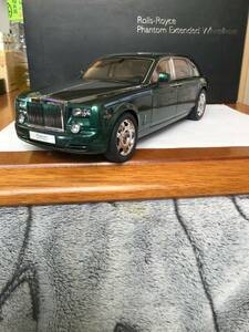  Kyosho 1/18 Rolls-Royce Rolls Royce Phantom Phantom EWB green metallic lik