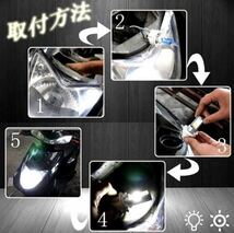 LED PH7 ヘッドライト バルブ バイク Hi Lo SUZUKI スズキ レッツ4 パレット 2007-2011 JBH-CA45A アドレス V100 GS50 RG50 TS50W セピア_画像4