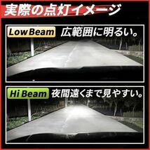 H4 LED ヘッドライト バルブ 最新型 フォグランプ Hi/Lo 16000LM トヨタ ホンダ スズキ ダイハツ 日産 スバル 三菱 マツダ 車検対応 汎用_画像3