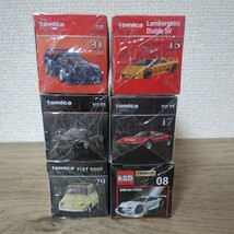 トミカプレミアム 6種セット F40 ランボルギーニ ディアブロ SV 発売記念仕様 512 BB フィアット 500F レクサス RC F GT500_画像3