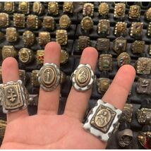 超希少!!VINTAGE MEXICAN BIKER RING HORSE HEAD HORSE SHOE RRL USAビンテージメキシカンバイカーリングホースヘッド&ホースシュー18.5号_画像10