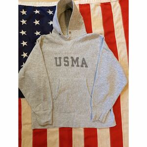 超希少!VTG 1980’s CHAMPION USMA REVERSE WAIVE HOODIE MADE IN USA M SIZEビンテージチャンピオンリバースウィーブ染込み前Vガゼット