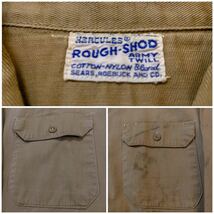 超希!VTG 1960’s HERACLES ARMY TWILL WORK SHIRTS MADE IN USA PAYDAY BIG MACビンテージ60年代ヘラクレスアーミーツイルワークシャツ_画像4