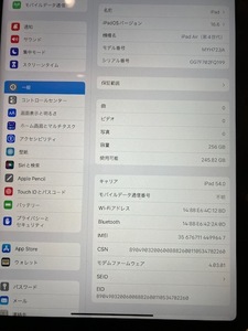 iPad Air 第4世代 256GB Wi-Fi+Cellular Smart Keyboad Folio付き