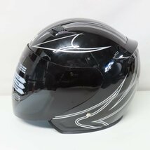 【中古美品】LEAD リード工業 STRAX SJ-9 ジェットヘルメット Mサイズ バイク 二輪 オートバイ スクーター 原付_画像3