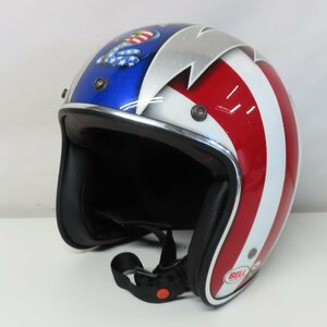 【中古美品】BELL ベル CUSTOM 500 ジェットヘルメット XLサイズ カスタム バイク 二輪 オートバイ ツーリング 人気 スター