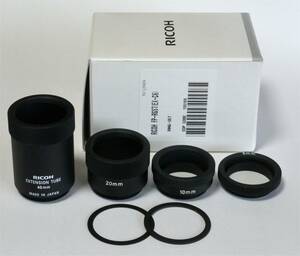 * RICOH/ Ricoh C mount lens for connection . ring FP-RGST (40, 20, 10, 5, 1, 0.5mm each 1 piece ) inspection )PENTAX EX-C6 ( postage 230 jpy ~)