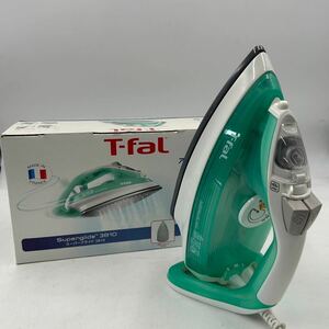 ★ ティファール T-fal FV3810J3アイロンスーパーグライド3810 動作確認済み スチームアイロン ジェットスチーム 特殊セラミックかけ面