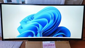 34インチウルトラワイドモニター　LG 34UC87M-B