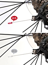 青 自転車 ワイヤーエンドキャップ 10個セット インナー ブレーキ シフト 兼用 シフター 変速 ケーブル アウター 針金 修理 蓋 先端 末端_画像5