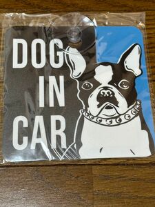 【新品】DOG IN CAR フレンチブルドッグ　フレブル　ペットステッカー　吸盤タイプ