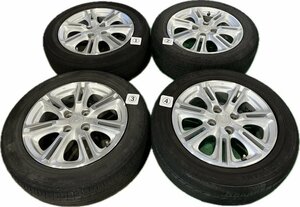 ★GP5 ホンダ フィット　純正 15インチ ENKEI アルミ ホイール　4本　15×5.5J ＋45 PCD100 4穴 ハブ径56　185/60R15 タイヤは交換前提★