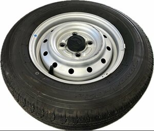 ★TOYO 夏 21年製!! DG64V マツダ スクラム　純正 12インチ スチール ホイール　1本　12×4J PCD100 4穴 ハブ径54　145R12 LT 6PR★