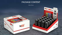 新品 Yocan Kodo Pro 赤 510規格 液晶付き コンパクトバッテリー Vape mini Mod ヴェポライザー　電子タバコ　ベイプ_画像9