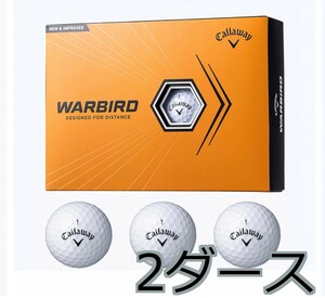 Callaway キャロウェイ日本正規品 WARBIRD(ウォーバード) 2023モデル ゴルフボール 2ダース